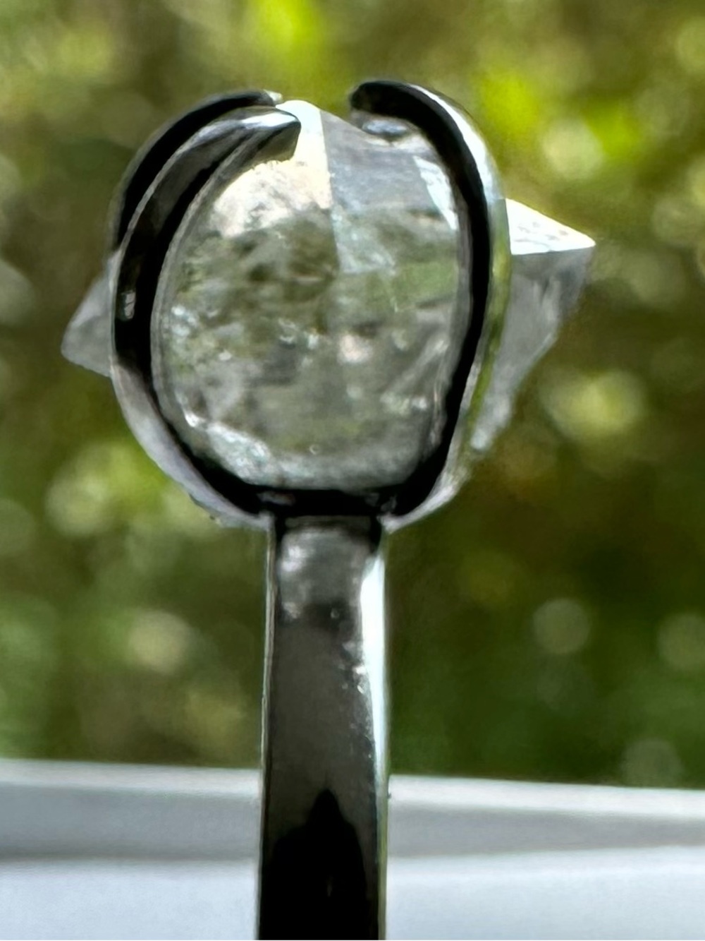 Herkimer Diamond Adjustable Ring • One Size Fits All • 925 Sterling Silver
